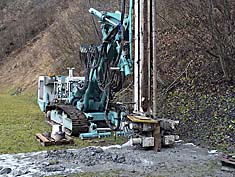 TIWAG-Probebohrungen in der Prosseggklamm