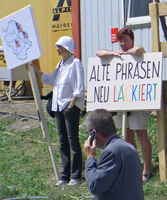 TIWAG-Chef Wallnöfer warnt van Staa vor Demonstrantinnen