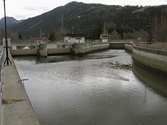 Ableitung der Drau in Tassenbach