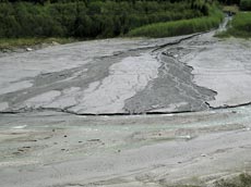 Stausee Durlassboden: Schlamm- und Schuttwüste 