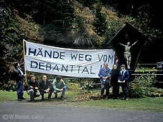 -Nach wie vor: Hände weg vom Debantbach!!