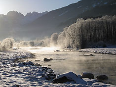 Winterstimmung an der Isel