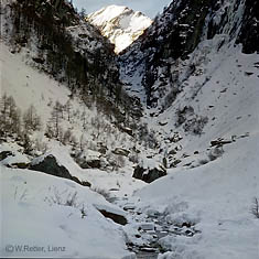 Winter im Umbaltal, dem Quelltal der Isel