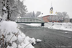 Spitalskirche und -brücke an der Isel - Lienz