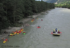 Wassersport auf der Isel in Osttirol